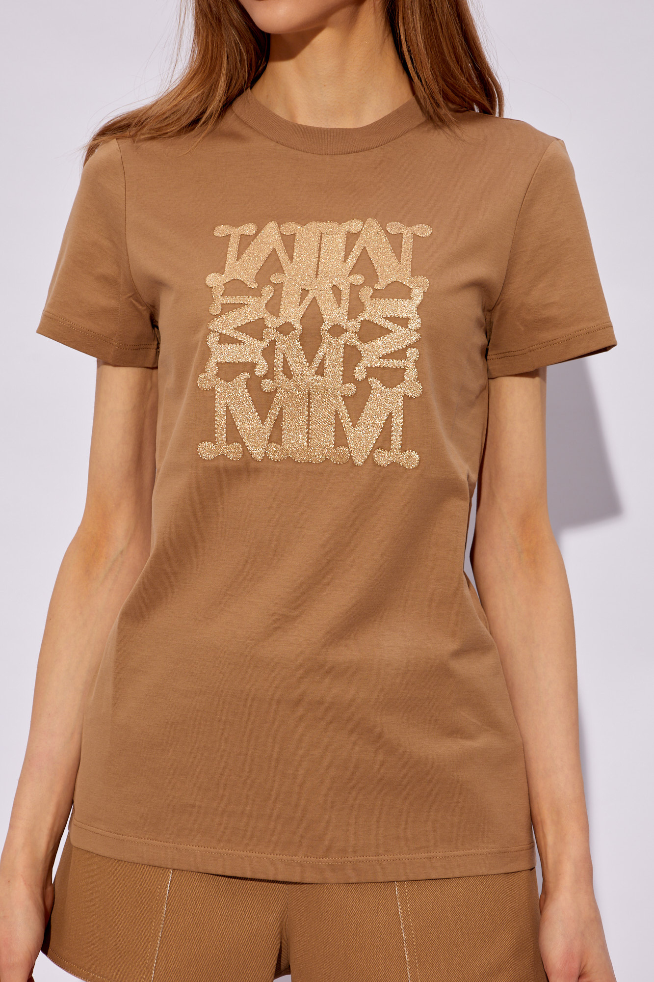 Tシャツ・カットソー MAX MARA Women Tops 2411941052600TAVERNA 4 Brown BROWN SchaferandweinerShops | Women's Clothing | shirt - SS Gilman